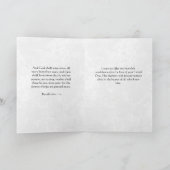 「哀悼の意を込めて」 ワシリスの折り紙グリーティングカード カード (内部)