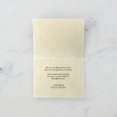 哀悼の気持ちを表していただき、ありがとうございます サンキューカード (内部)