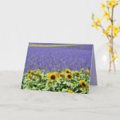 哀悼の気持ちを表す キリスト教 弔慰カード カード (黄色い花)