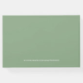 哀悼の水の色バターメアクンブリア湖 ゲストブック (裏面)