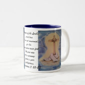 哀悼の3:22 - 23コーヒー・マグ ツートーンマグカップ (正面右)