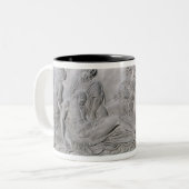 哀悼または、同情1544-45年の私達の女性 ツートーンマグカップ (正面左)