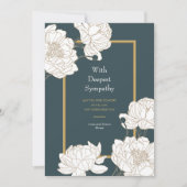 哀悼カード 招待状 (正面)