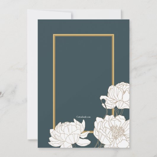 哀悼カード 招待状 (裏面)