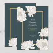 哀悼カード 招待状 (正面/裏面)