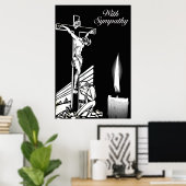 哀悼ポスター ポスター (ホームオフィス)