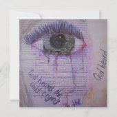 哀悼悔やみや弔慰カード、紛失、心地よい (正面)