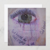 哀悼悔やみや弔慰カード、紛失、心地よい (正面/裏面)