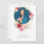 哀悼悔やみや弔慰サンキューカトリック教会 サンキューカード (正面)