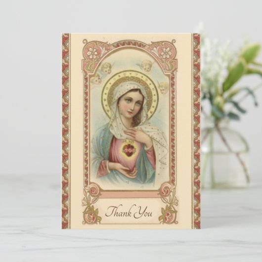 哀悼悔やみや弔慰サンキューカトリック教会 サンキューカード (スタンド正面)