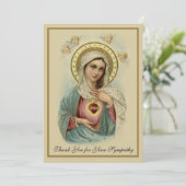 哀悼悔やみや弔慰サンキューカトリック教会 サンキューカード (スタンド正面)