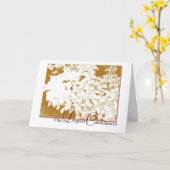 哀悼悔やみや弔慰書 カード (黄色い花)