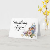 哀悼 お悔やみ あなたを想って 空白 カード (黄色い花)