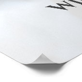 哀悼 喪失 追悼 会葬者 カスタム フォト ポスター (角)