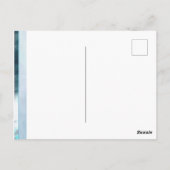 哀悼　葬儀　写真　ありがとう　ハート　ポストカード ポストカード (裏面)