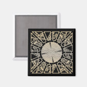 哀愁パネル1 （真鍮） マグネット (正面/裏面)