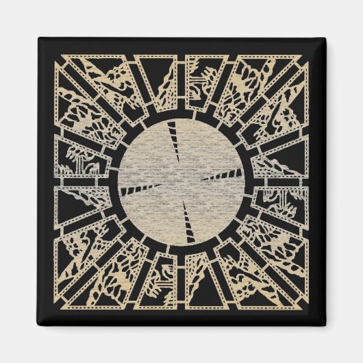 哀愁パネル1 （真鍮） マグネット (正面)