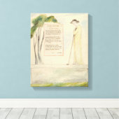 哀歌読の羊飼いの墓誌書 キャンバスプリント (インサイチュ (ウッドフロア))