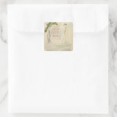 哀歌読の羊飼いの墓誌書 スクエアシール (バッグ)