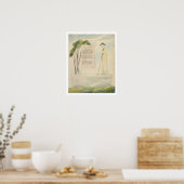 哀歌読の羊飼いの墓誌書 ポスター (キッチン)