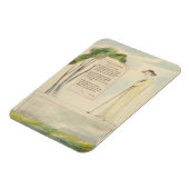 哀歌読の羊飼いの墓誌書 マグネット (左側)