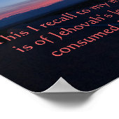 哀歌3:21-22 ポスター (角)