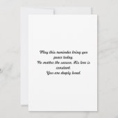 哀歌3:22-23勇気付けられるカード サンキューカード (裏面)