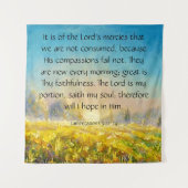 哀歌3:22-24 タペストリー (正面)