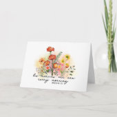 哀歌3:23彼の心は毎朝新しい カード (正面)