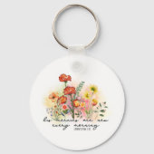 哀歌3:23彼の心は毎朝新しい キーホルダー (裏面)