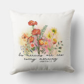 哀歌3:23彼の心は毎朝新しい クッション (裏面)