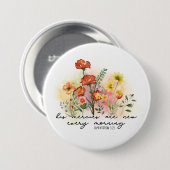 哀歌3:23彼の心は毎朝新しい 缶バッジ (正面&裏面)