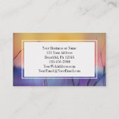 哀歌3:23彼の業は新しい聖書の聖句である 名刺 (裏面)