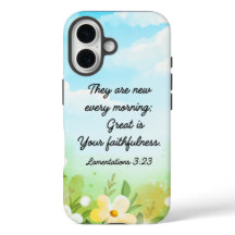 哀歌3:23黄色春クリスチャン