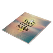 哀歌 3:23 毎朝 新しい慈しみ  C タイル (側面)