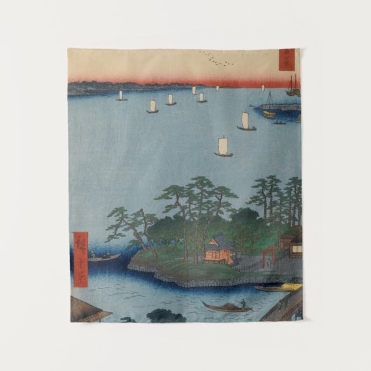 品川すさきヴィンテージ浮日本の世絵 タペストリー (正面)