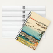 品川市：ヴィンテージウッドブロックプリント ノートブック (内側)