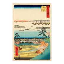 品川市：ヴィンテージウッドブロックプリント