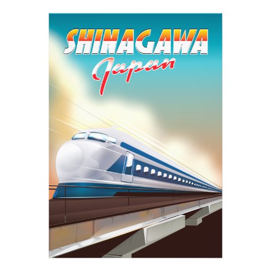 品川日本旅行ポスター。 フォトプリント            (正面)