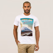 品川日本旅行ポスター。 Tシャツ (正面フル)