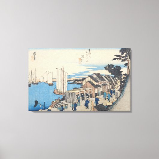 品川:大名の離反 キャンバスプリント (正面)