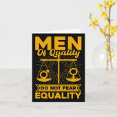 品性のある人は平等を恐れぬ カード (黄色い花)