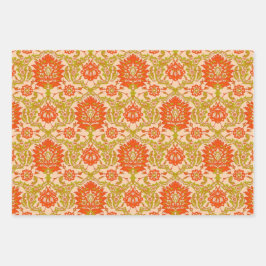 品揃えカラーダマスクプリントラッピング紙 ラッピングペーパーシート