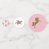 品揃えグリッターユニコーンスパークルバースデーパーティー コンフェッティ (正面)