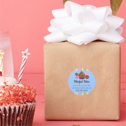 品揃えデザートベーカリーパッカクラシックインラウンドセント ラウンドシール (パーティー)