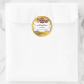 品揃えデッセルトフェイク金箔の外観 ラウンドシール (バッグ)