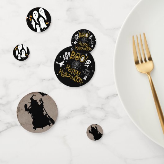 品揃えハローウィンパーティテーブルの装飾 コンフェッティ (グループ)