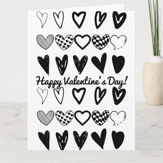 品揃えハートカード カード (正面)