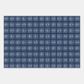 品揃えメタリックデコノールクリスマス ラッピングペーパーシート (正面2)