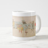 品揃えヴィンテージ日本の妖怪 ジャンボコーヒーマグカップ (正面右)